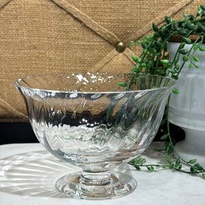 Dartington Crystal compote/footed bowl